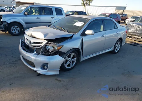 2011 Toyota Corolla S from USA, damaged, VIN 2T1BU4EE6BC626279
